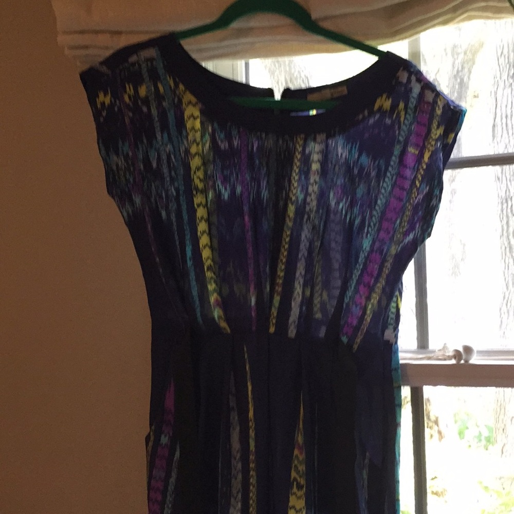 Colorful tunic dress